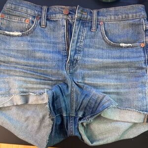 Madewell Blue Denim Shorts